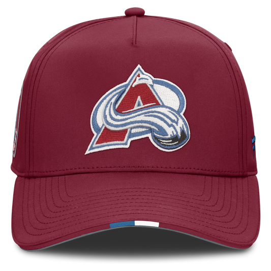 Colorado Avalanche Fanatics 2025 NHL Draft Authentic Pro On-Stage Podium A-Frame Adjustable Hat