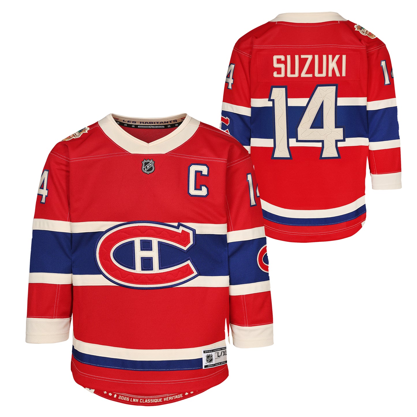 Child Montreal Canadiens Nick Suzuki #14 Outerstuff 2026 NHL Heritage Classic Jersey - Red