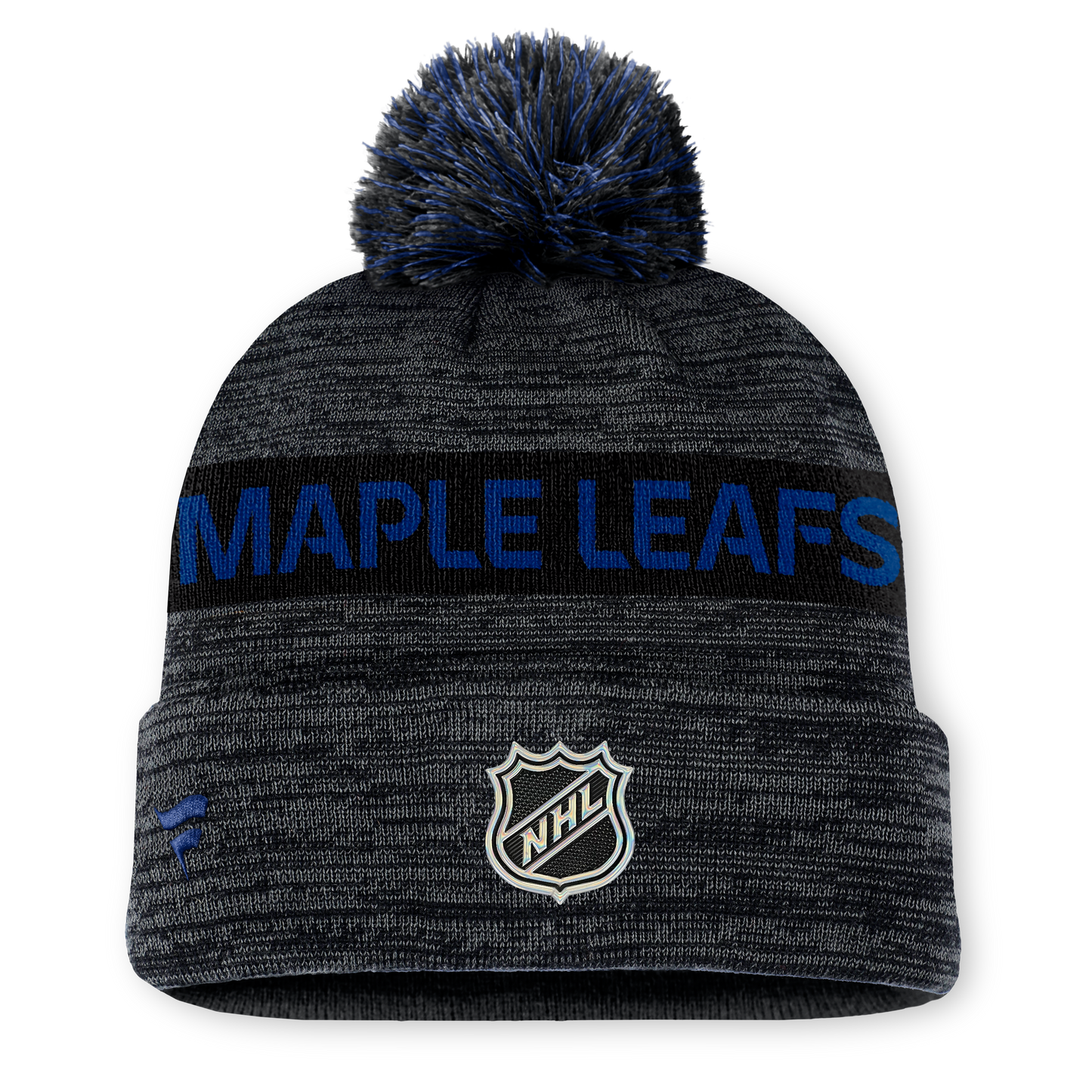 Toronto Maple Leafs Fanatics Brand 24 Authentic Pro 3rd Alternate Logo Cuffed Knit Pom Toque