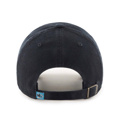 San Jose Sharks Basic 47' Brand Clean Up Adjustable Cap - Black