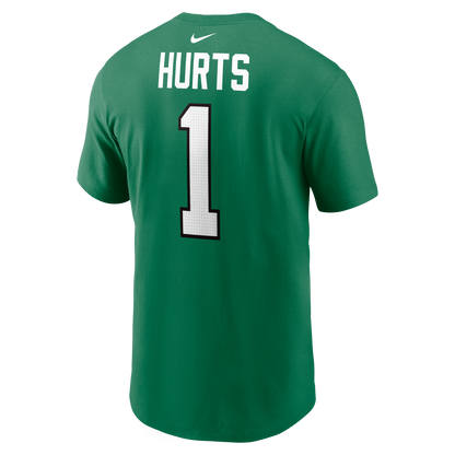 Jalen Hurts #1 Philadelphia Eagles Nike Player Name & Number T-Shirt - Kelly Green