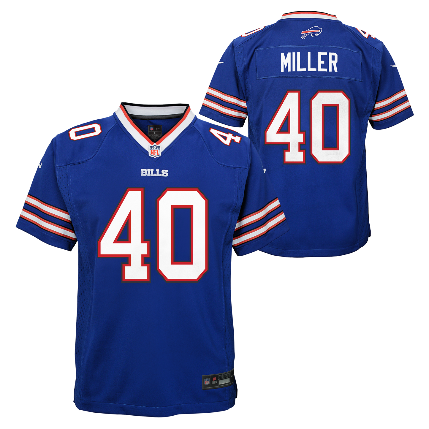 Youth Von Miller #40 Royal Buffalo Bills Nike - Game Jersey - Pro League Sports Collectibles Inc.