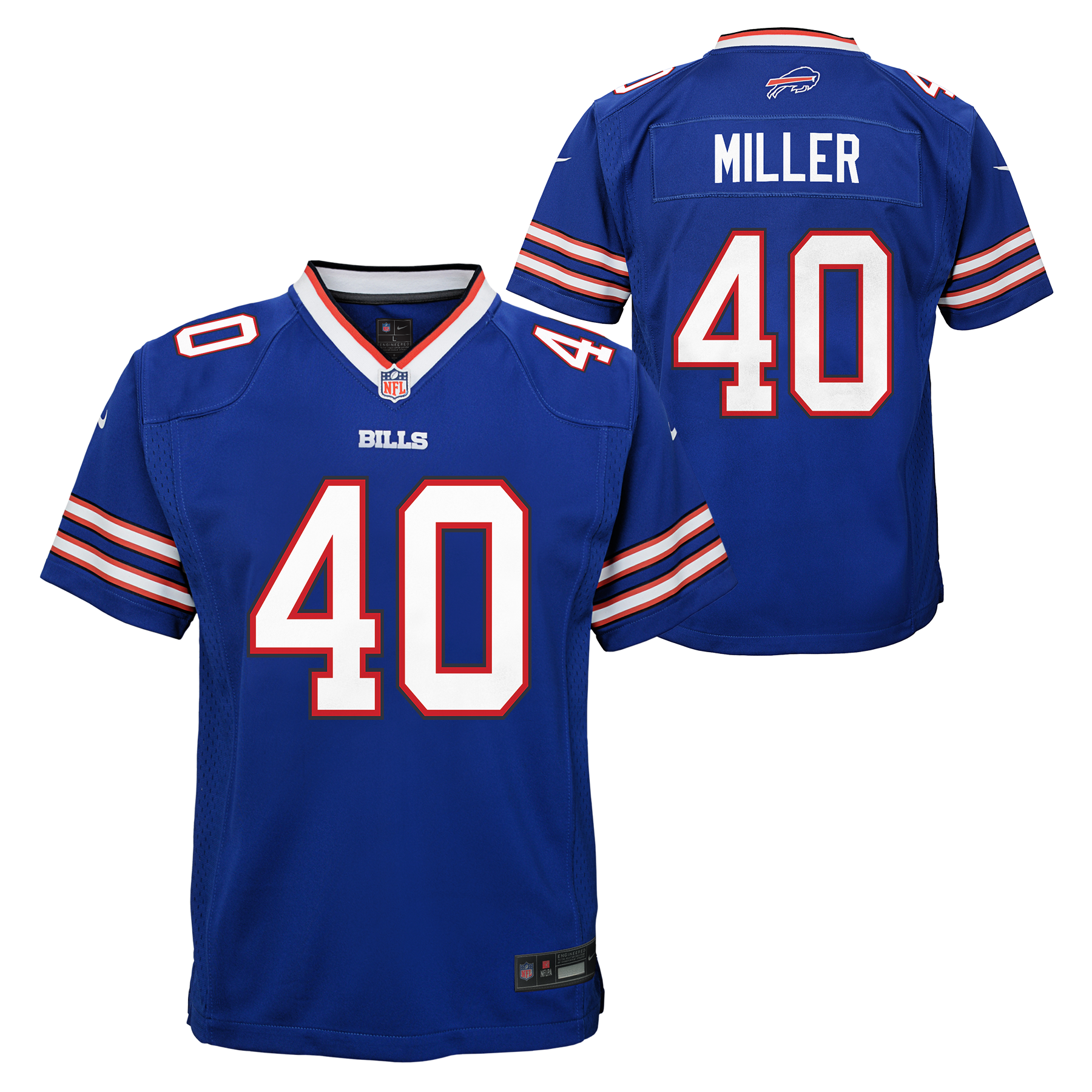 Youth Von Miller #40 Royal Buffalo Bills Nike - Game Jersey - Pro League Sports Collectibles Inc.