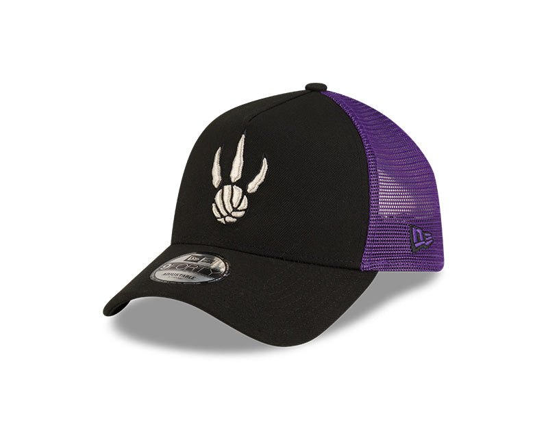 Toronto Raptors Claw New Era 2024/25 Classic Edition 9FORTY Trucker Adjustable Hat - Pro League Sports Collectibles Inc.