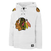 Chicago Blackhawks NHL White Out '47 Brand Lacer Fleece Hoodie