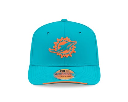 Miami Dolphins New Era 9SEVENTY 2026 Sideline Adjustable Hat - Teal