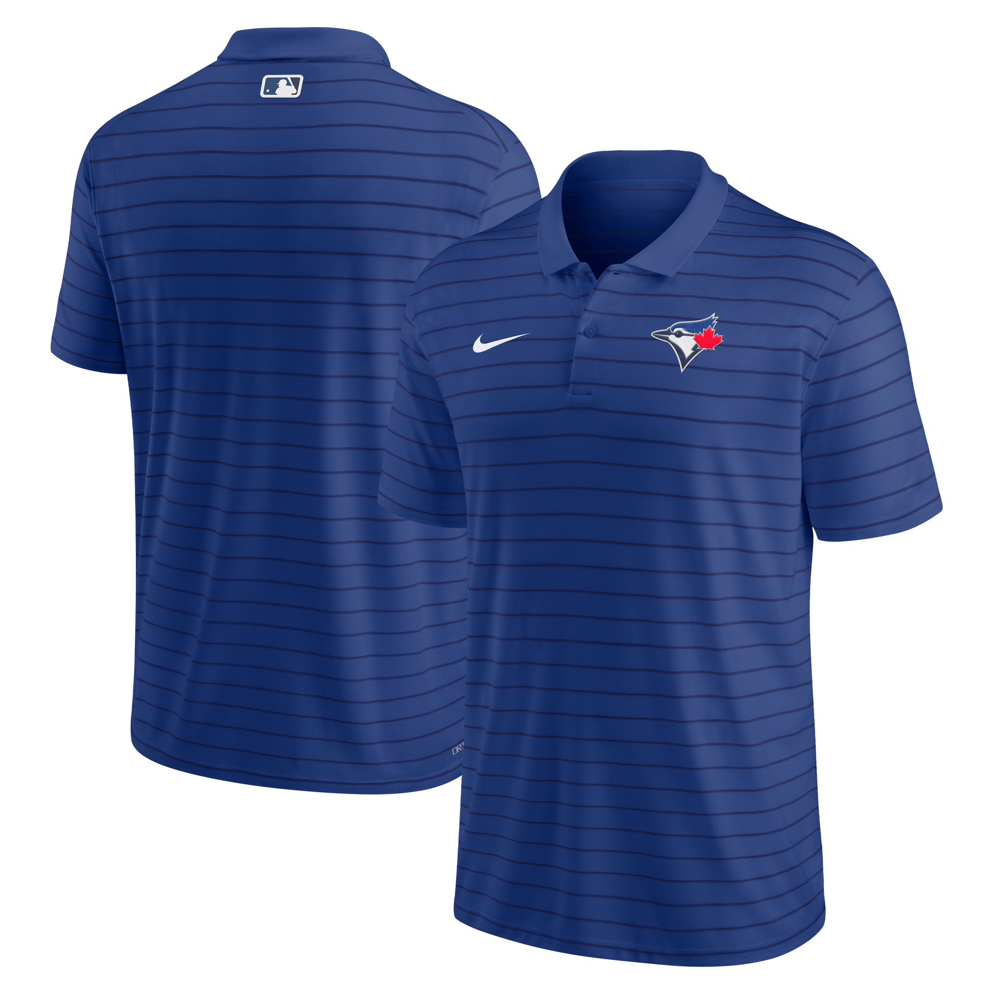 Toronto Blue Jays Nike Royal Authentic Collection Victory Performance Striped Polo - Pro League Sports Collectibles Inc.