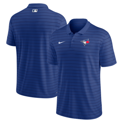 Toronto Blue Jays Nike Royal Authentic Collection Victory Performance Striped Polo - Pro League Sports Collectibles Inc.