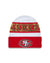 San Francisco 49ers New Era 2023 Sideline Tech Cuffed Knit Hat - White/Red