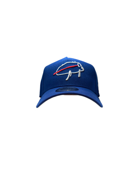 Buffalo Bills New Era Josh Allen Director of Billustration 9FORTY A-Frame Adjustable Doodle Hat