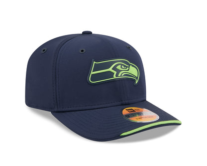 Seattle Seahawks New Era 9SEVENTY 2026 Sideline Adjustable Hat - Navy