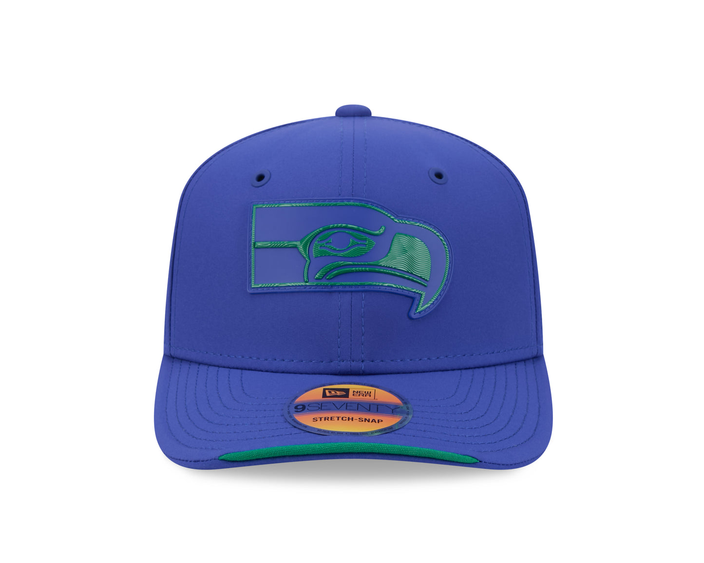 Seattle Seahawks Throwback New Era 9SEVENTY 2026 Sideline Adjustable Hat - Royal
