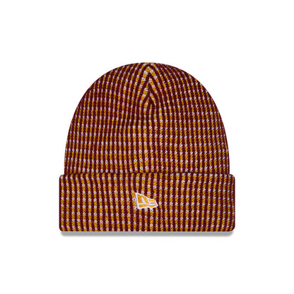 Washington Commanders 2026 New Era NFL Sideline Cold Weather Cuff Knit Toque - Dark Red / Gold