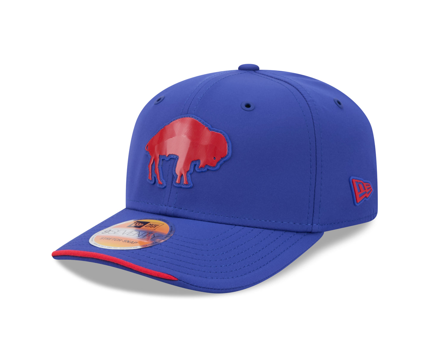 Buffalo Bills Throwback New Era 9SEVENTY 2026 Sideline Adjustable Hat -Royal