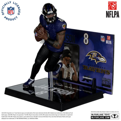 McFarlane's Sports Pick - Baltimore Ravens Lamar Jackson #8 NFLPA 7IN Figure