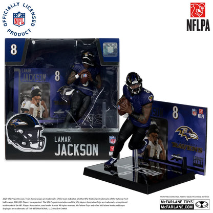 McFarlane's Sports Pick - Baltimore Ravens Lamar Jackson #8 NFLPA 7IN Figure