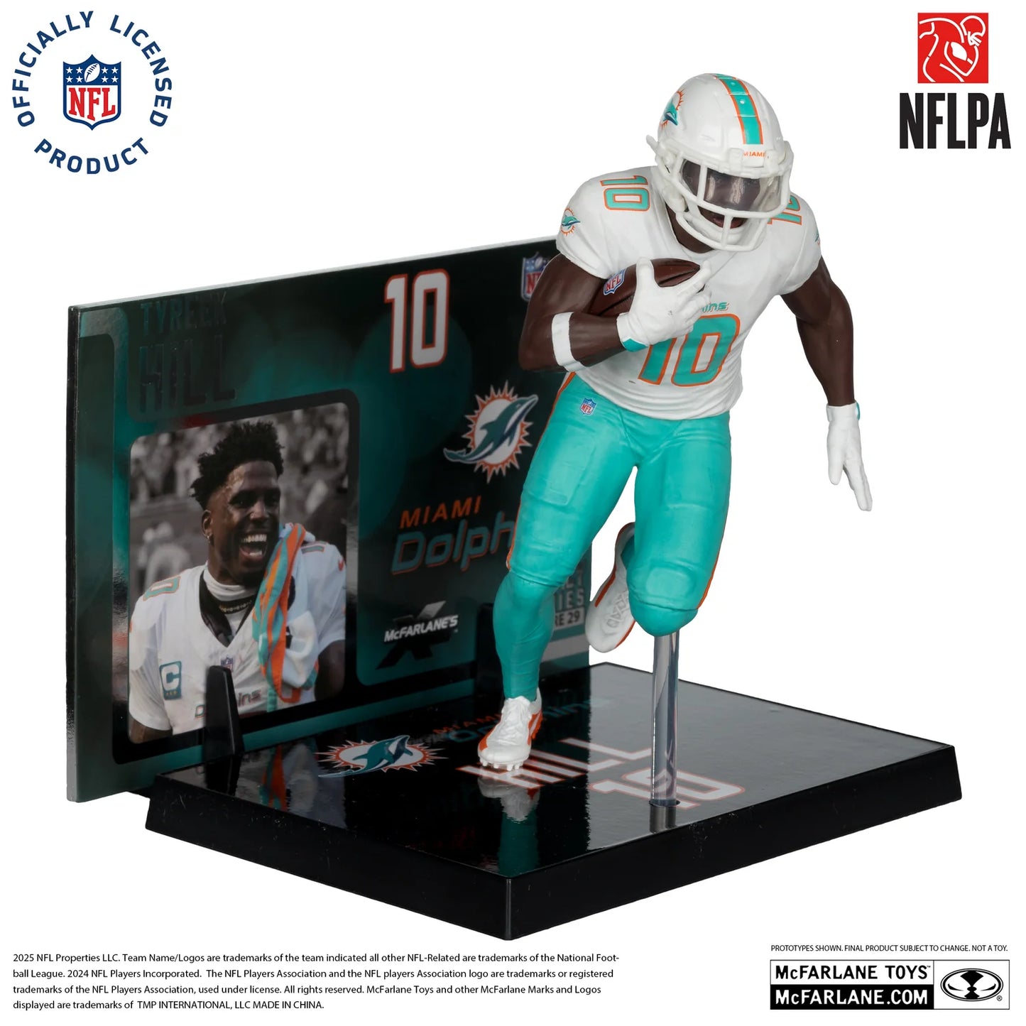 McFarlane's Sports Pick - Miami Dolphins Tyreek Hill #10 NFLPA 7IN Figure