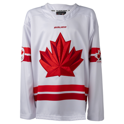 Youth Team Canada 2026 Olympics Bauer Replica Jersey - White
