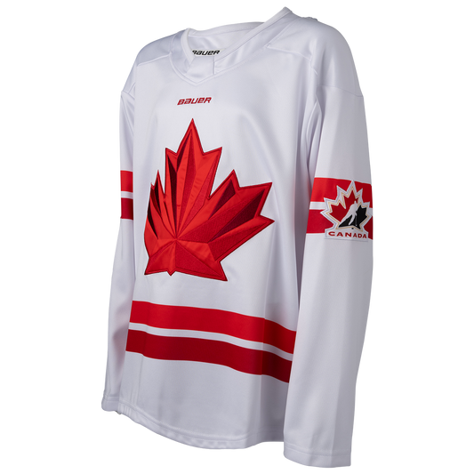 Youth Team Canada 2026 Olympics Bauer Replica Jersey - White