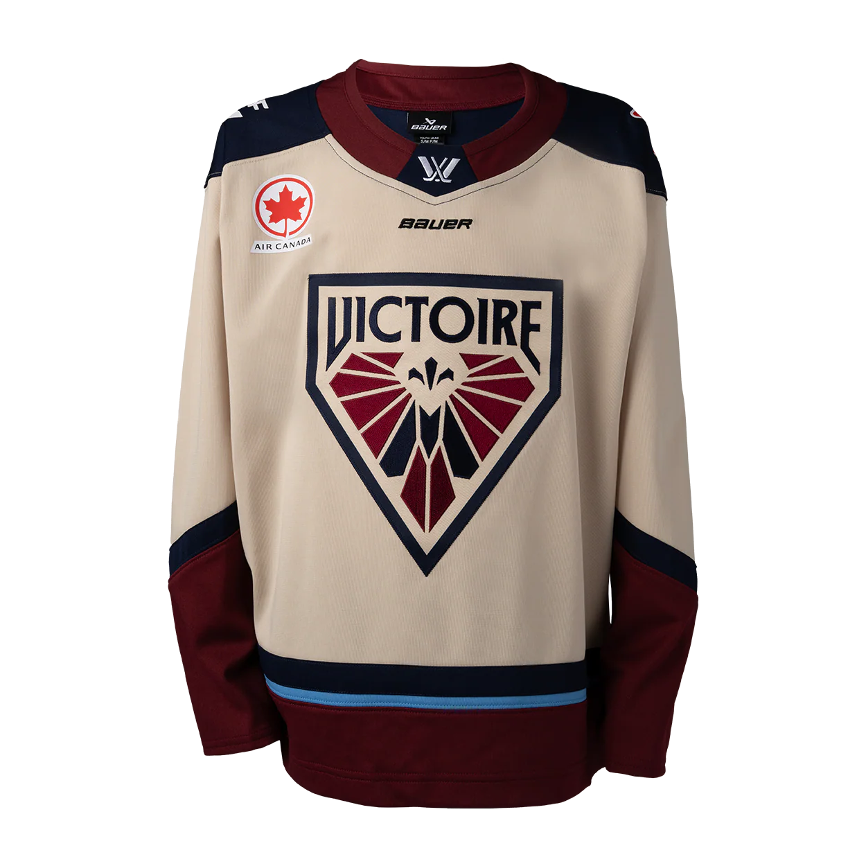 Youth PWHL Montreal Victoire Bauer Replica Away Hockey Jersey