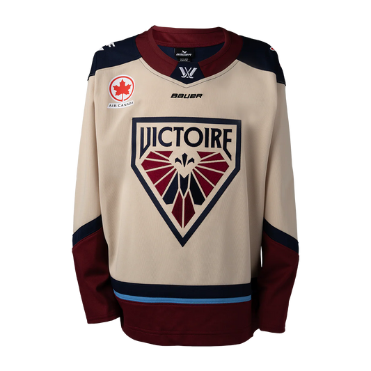 Youth PWHL Montreal Victoire Bauer Replica Away Hockey Jersey