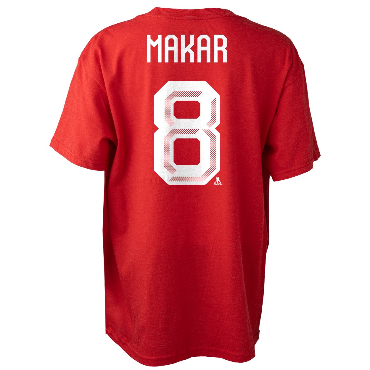 Youth Cale Makar #8 Hockey Canada Bauer 2026 Winter Olympics Player Name & Number T-Shirt – Red