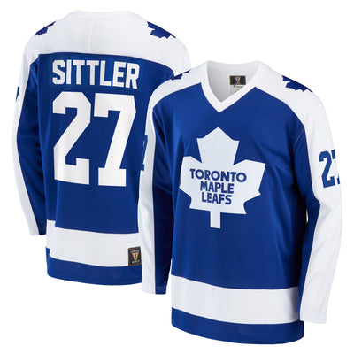 Toronto Maple Leafs Darryl Sittler #27 Fanatics Branded Blue Premier Breakaway Retired Player - Jersey - Pro League Sports Collectibles Inc.