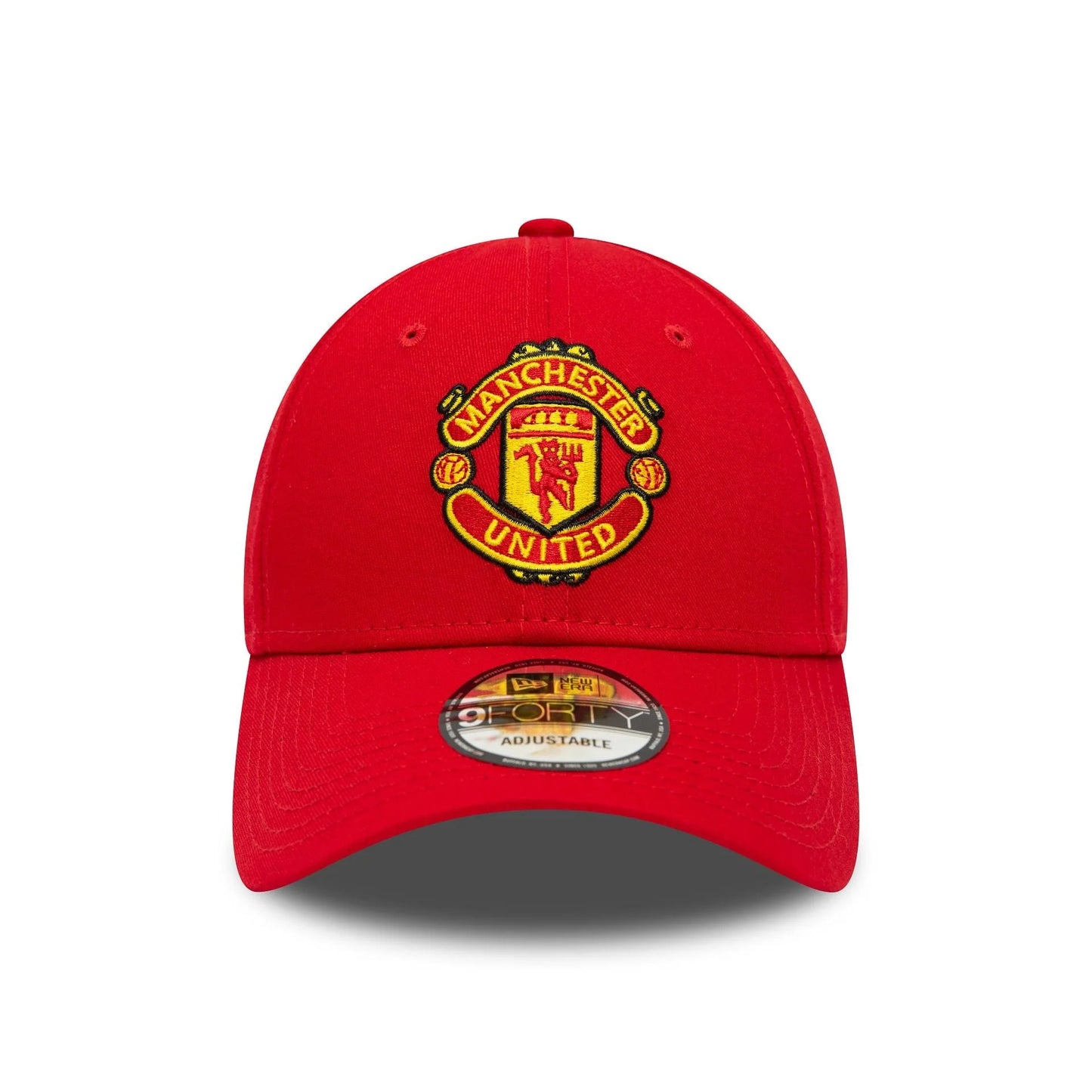 Youth Manchester United New Era 9FORTY Adjustable Hat - Red