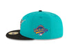 Florida Marlins 1997 World Series Wool Authentic Cooperstown Collection 59FIFTY Fitted Hat - Black/ Teal