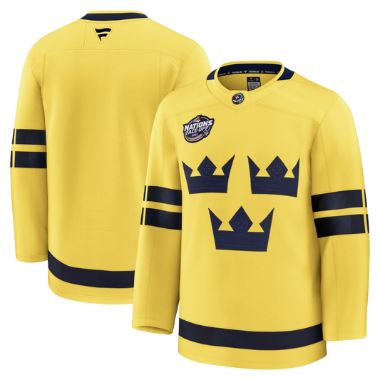 Team Sweden 4 Nations Face-Off 2025 Fanatics Premium Jersey