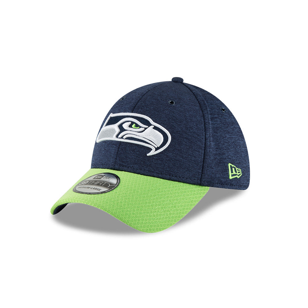 Seattle Seahawks New Era 2018 On Field Sideline Home 39Thirty Flex Fit Hat - Pro League Sports Collectibles Inc.