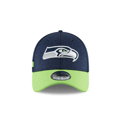 Seattle Seahawks New Era 2018 On Field Sideline Home 39Thirty Flex Fit Hat - Pro League Sports Collectibles Inc.