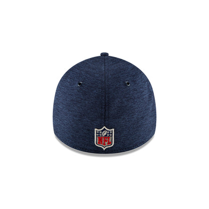 New England Patriots New Era 2018 Historic Logo  On Field Sideline Home 39Thirty Flex Fit Hat