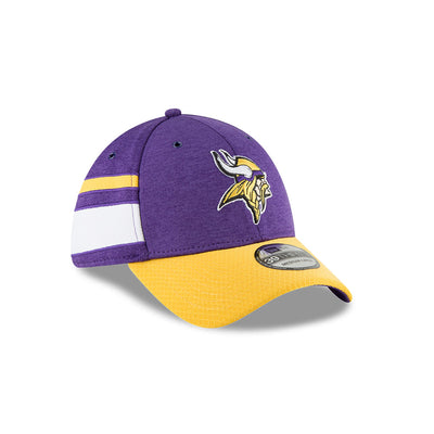 Minnesota Vikings New Era 2018 On Field Sideline Home 39Thirty Flex Fit Hat