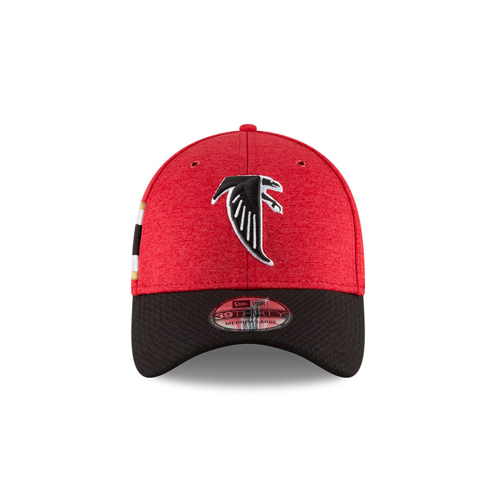 Atlanta Falcons New Era 2018 Historic Logo On Field Sideline Home 39Thirty Flex Fit Hat - Pro League Sports Collectibles Inc.