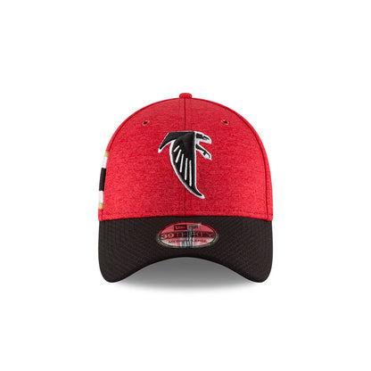 Atlanta Falcons New Era 2018 Historic Logo On Field Sideline Home 39Thirty Flex Fit Hat