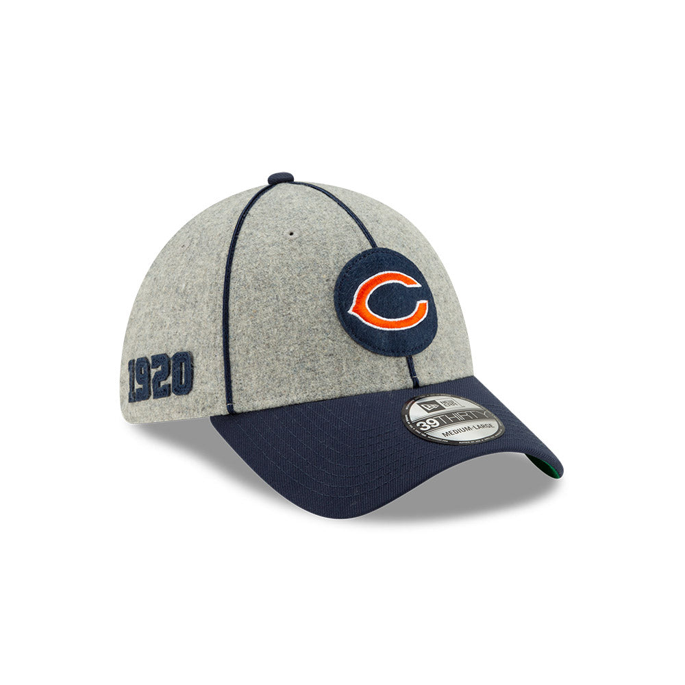 Chicago Bears New Era Official NFL Sideline Home 39Thirty Stretch Fit