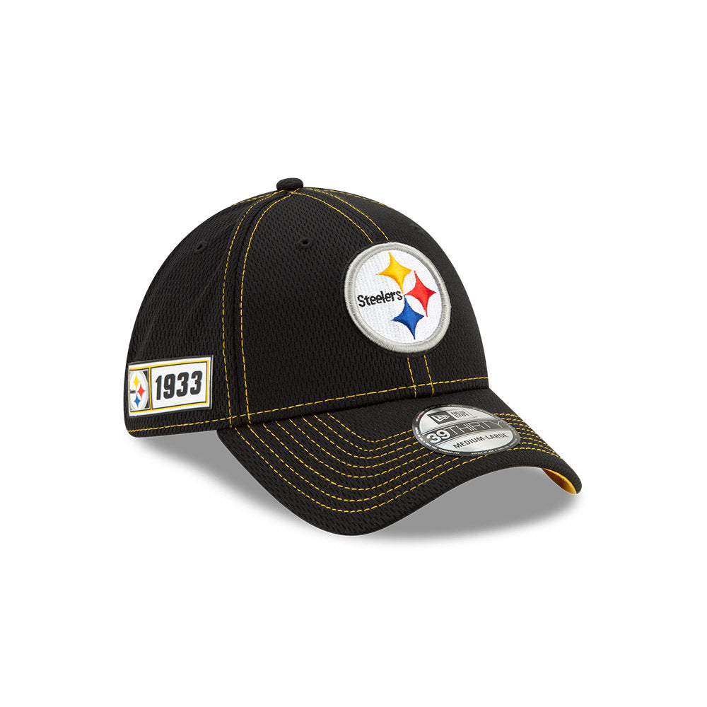 Pittsburgh Steelers New Era 2019 On Field Sideline Home 39Thirty Flex Fit Hat - Pro League Sports Collectibles Inc.