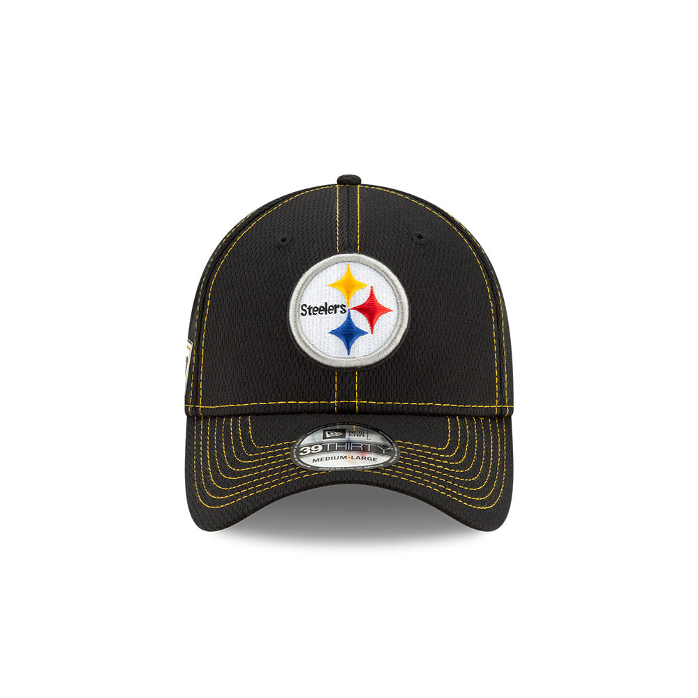 Pittsburgh Steelers New Era 2019 On Field Sideline Home 39Thirty Flex Fit Hat - Pro League Sports Collectibles Inc.