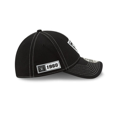 Las Vegas Raiders New Era 2019 On Field Sideline Home 39Thirty Flex Fit Hat