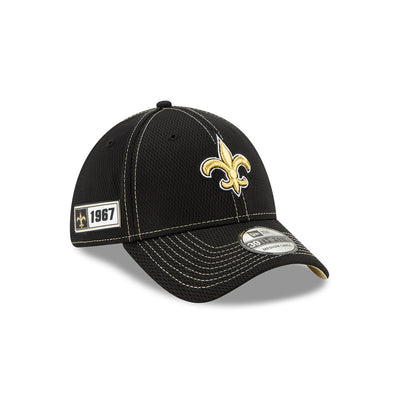 New Orleans Saints New Era 2019 On Field Sideline Home 39Thirty Flex Fit Hat