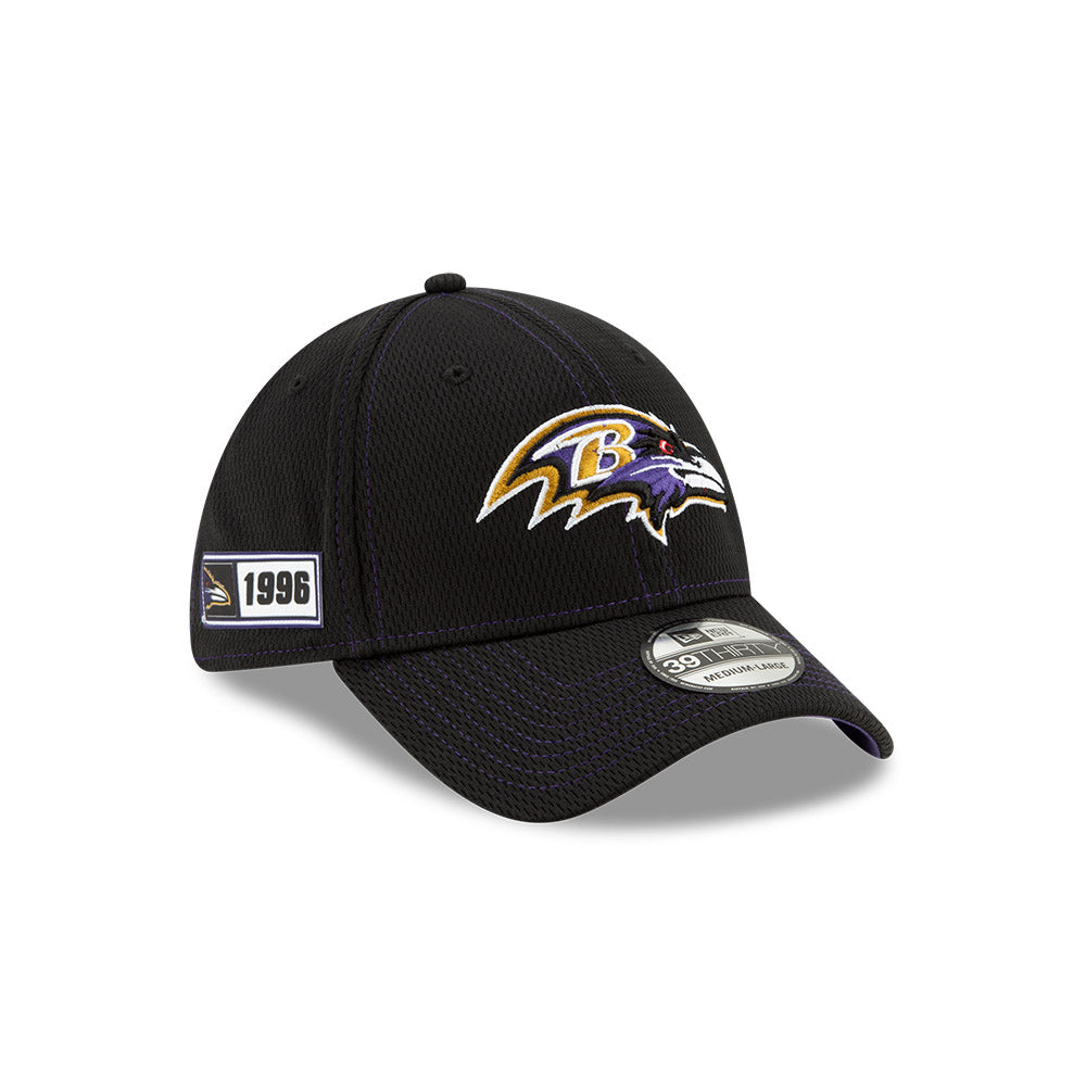 Baltimore Ravens New Era 2019 On Field Sideline Home 39Thirty Flex Fit Hat - Pro League Sports Collectibles Inc.
