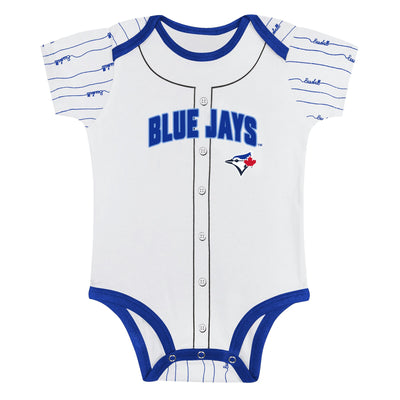 Infant Toronto Blue Jays Ball Romper Onesie 2 Pack Set