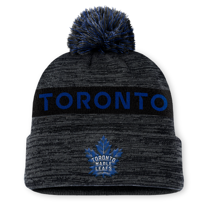 Toronto Maple Leafs Fanatics Brand 24 Authentic Pro 3rd Alternate Logo Cuffed Knit Pom Toque