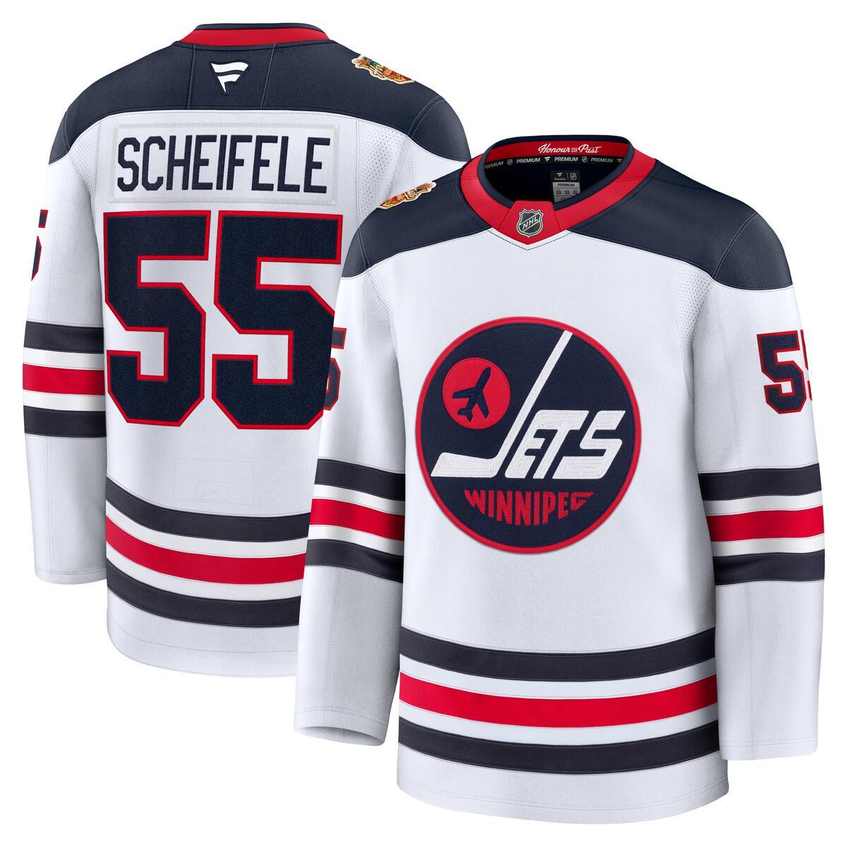 Winnipeg Jets Mark Scheifele #55 Fanatics 2026 NHL Heritage Classic Premium Player Jersey - White