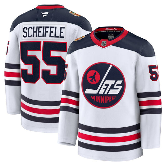 Winnipeg Jets Mark Scheifele #55 Fanatics 2026 NHL Heritage Classic Premium Player Jersey - White
