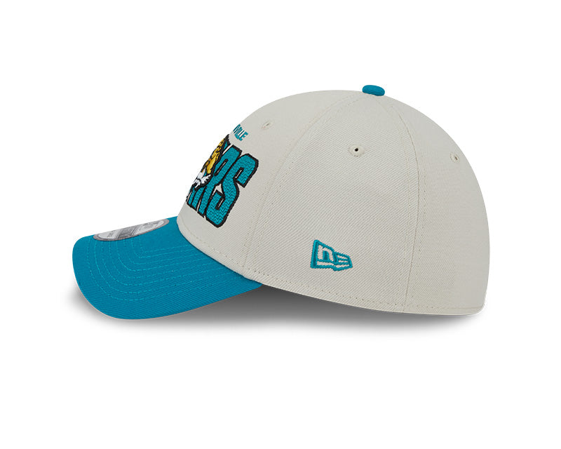 Jacksonville Jaguars New Era 2023 NFL Draft 39THIRTY Flex Hat - Cream - Pro League Sports Collectibles Inc.