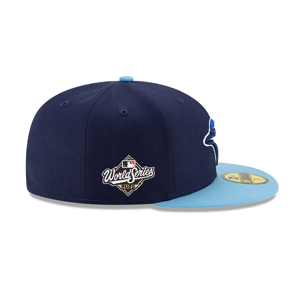 Toronto Blue Jays New Era Navy/Powder Blue Alternate 4 - 2025 World Series 59FIFTY Fitted Hat with Embroidered WS