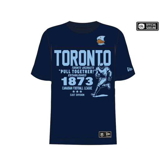 Toronto Argonauts Turf Team Established 1873 New Era T-Shirt  - Navy