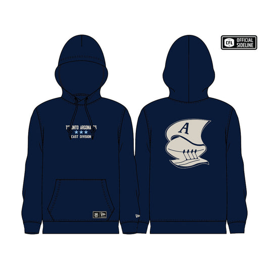 Toronto Argonauts Turf Team Established 1873 New Era Hoodie - Navy